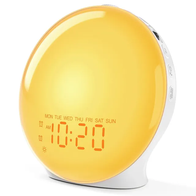 JALL Wake-Up Light Sunrise Alarm Clock